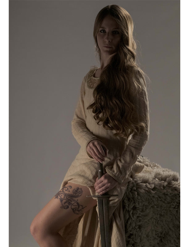 Lagertha Leg Tattoo- Vikings Tv Series
