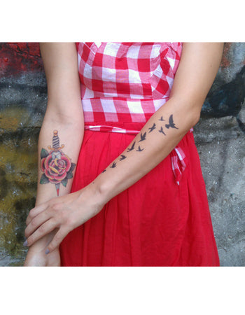 Rose And Dagger (Colour)