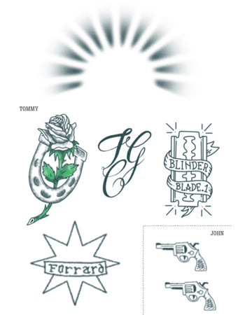 Peaky Blinders - Tommy And John Original Tattoos