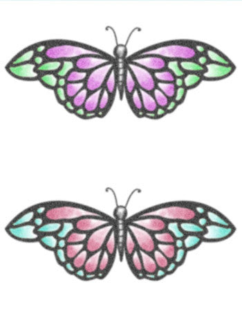 butterfly temporary tattoo