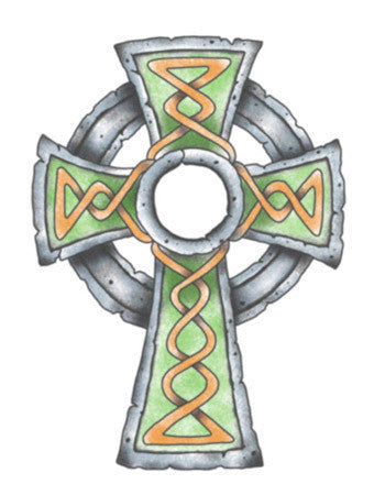 Green Celtic Cross