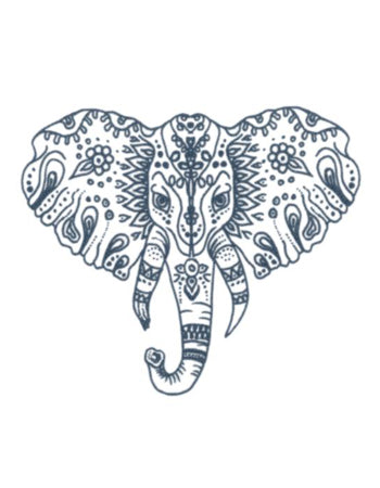 Elephant Mandala Tattoo