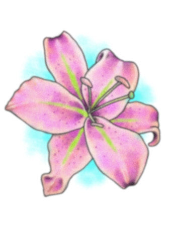 lilly temporary tattoo