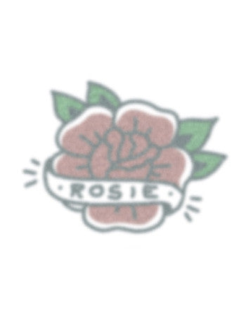 rose temporary tattoo